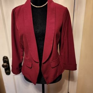 Short sleeve jacket/Burgundy
